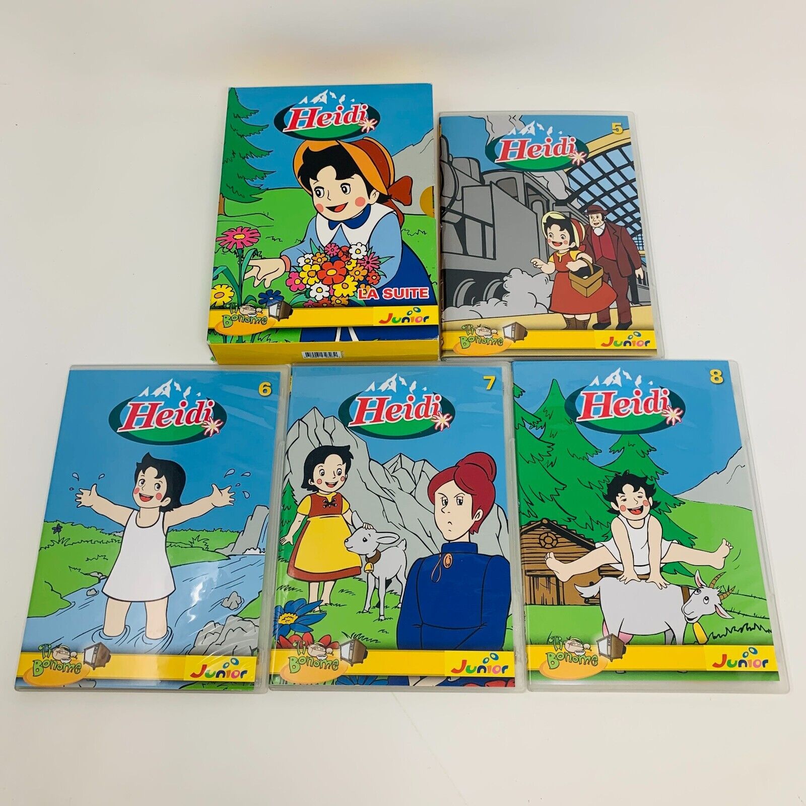 Heidi Série Animée Complète DVD Ti Bonome Junior TV Français Lot 2 Coffrets NTSC