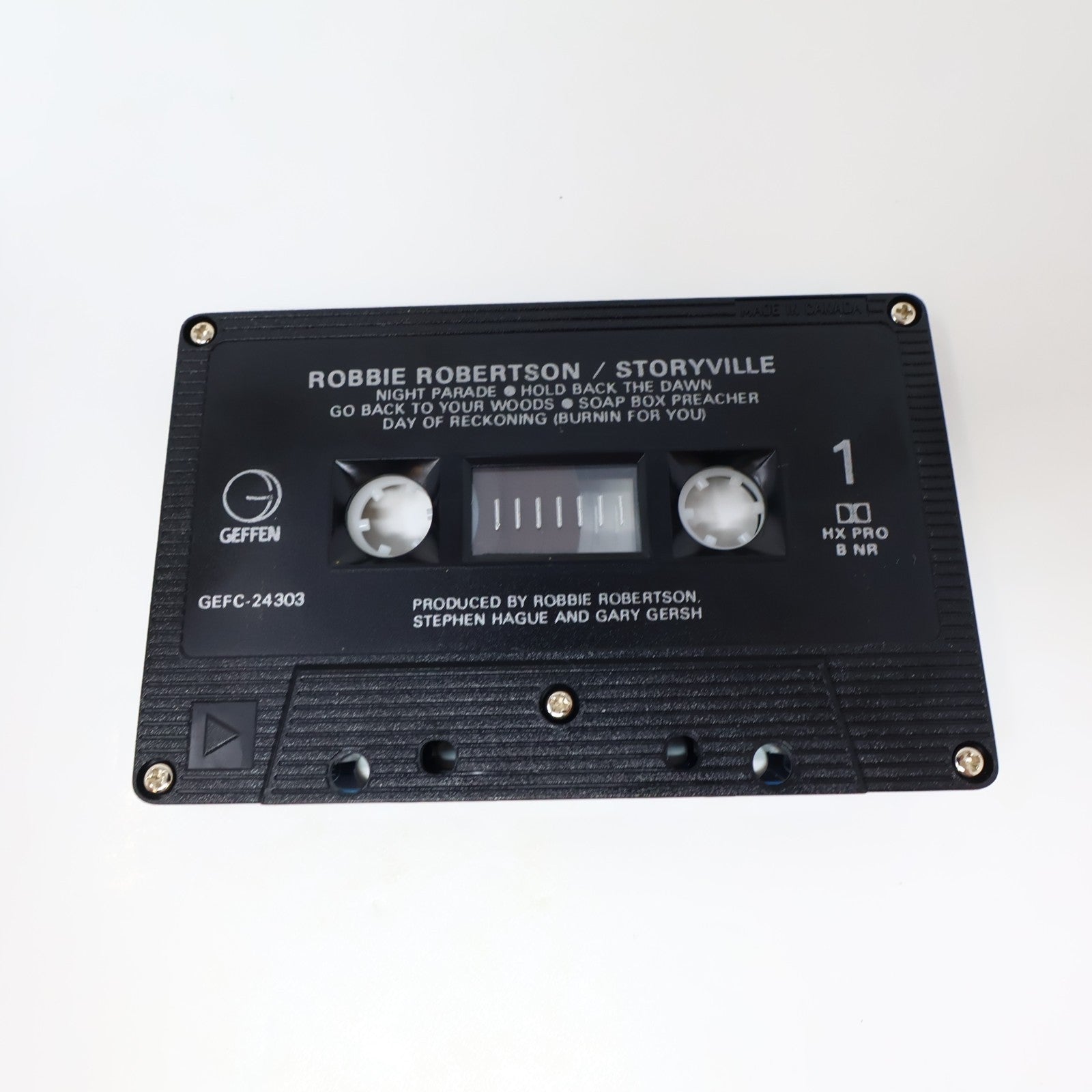 Robbie Robertson Storyville Cassette Geffen GEFC 24303