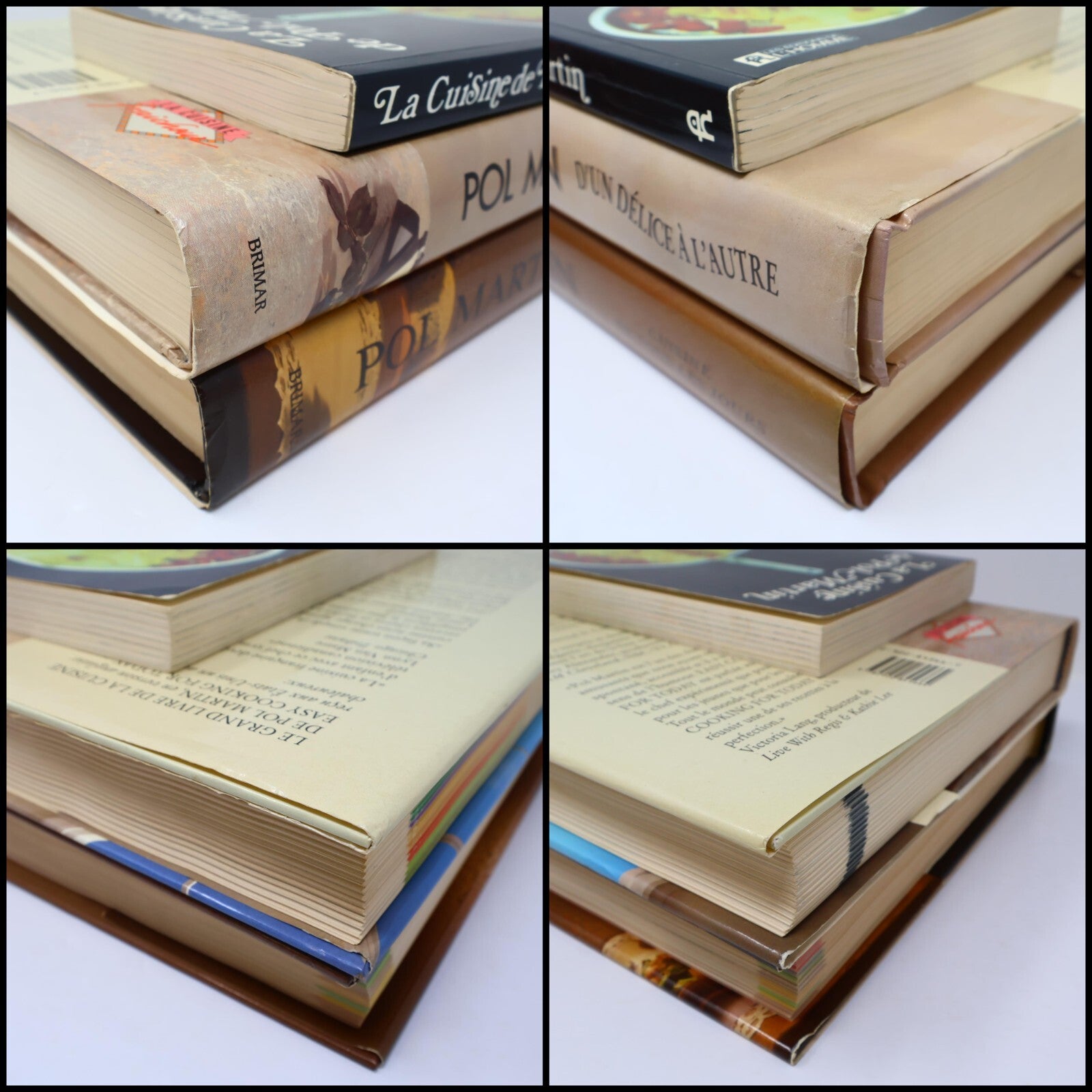 Pol Martin Lot 3 Livres D'un Délice à l'Autre/Cuisine de Tous les Jours Recettes
