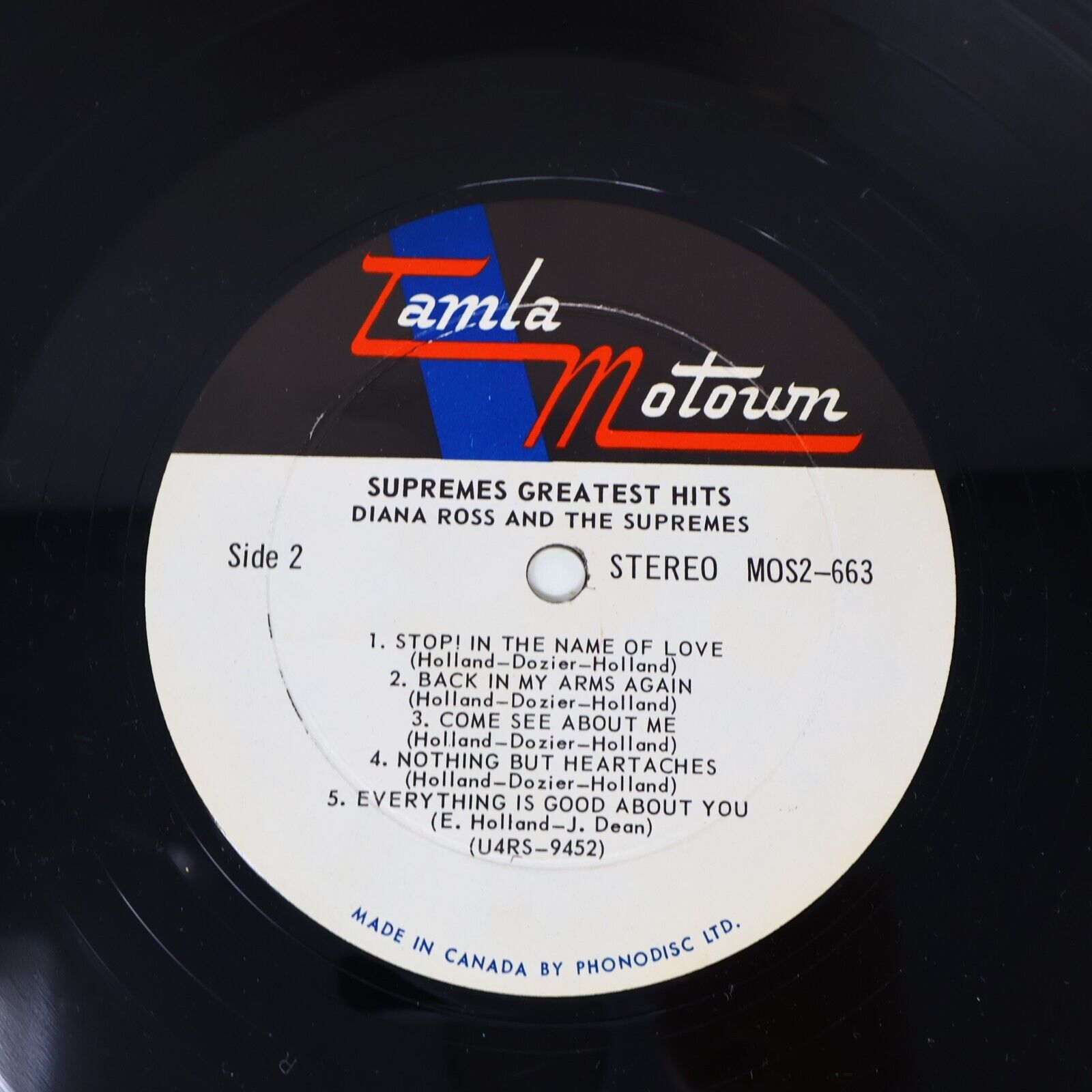 Diana Ross And The Supremes Greatest Hits 2x LP Record 1967 MOS2-663 Canada 60s