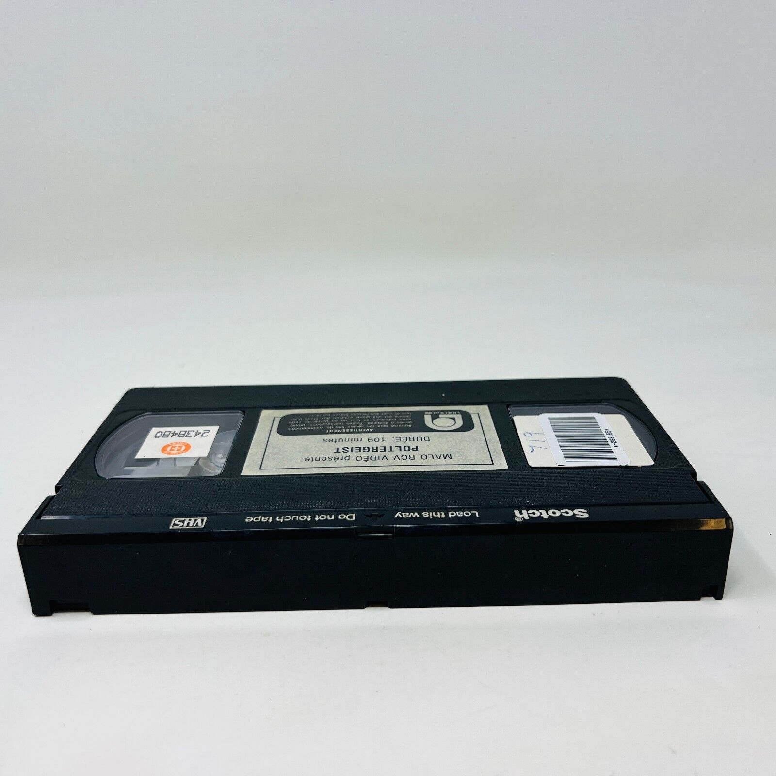 1982 Poltergeist VHS en Français/French NTSC Steven Spielberg Ex-Rental Clam Box