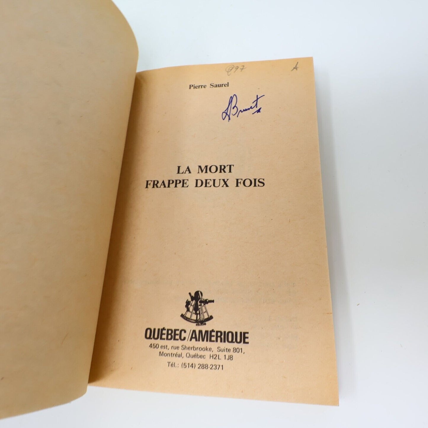 Le Manchot #1-16 Lot 17 Livres Pierre Saurel Français French Québec Amérique 80s