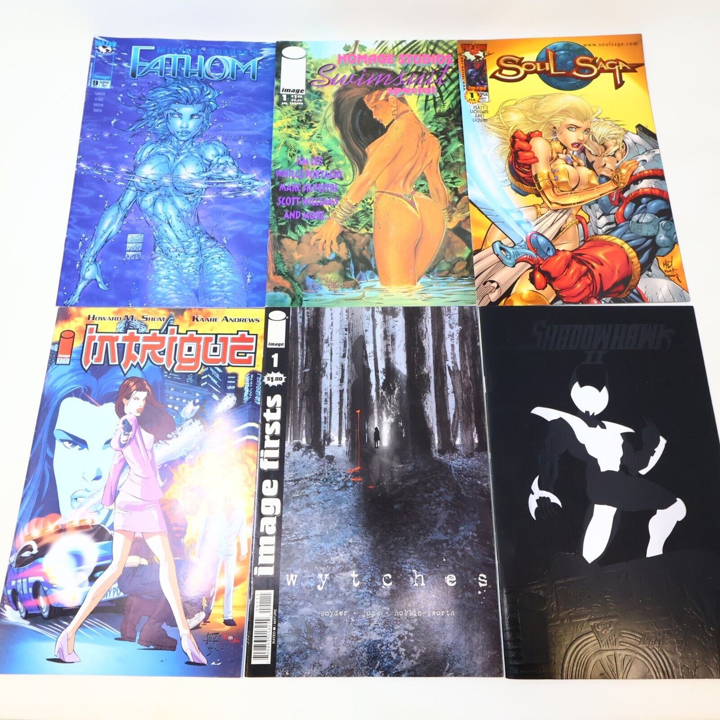 Lot of 12 Mixed Image Comics Wytches Shadowhawk 2 Youngblood Strikefile 90-2010s