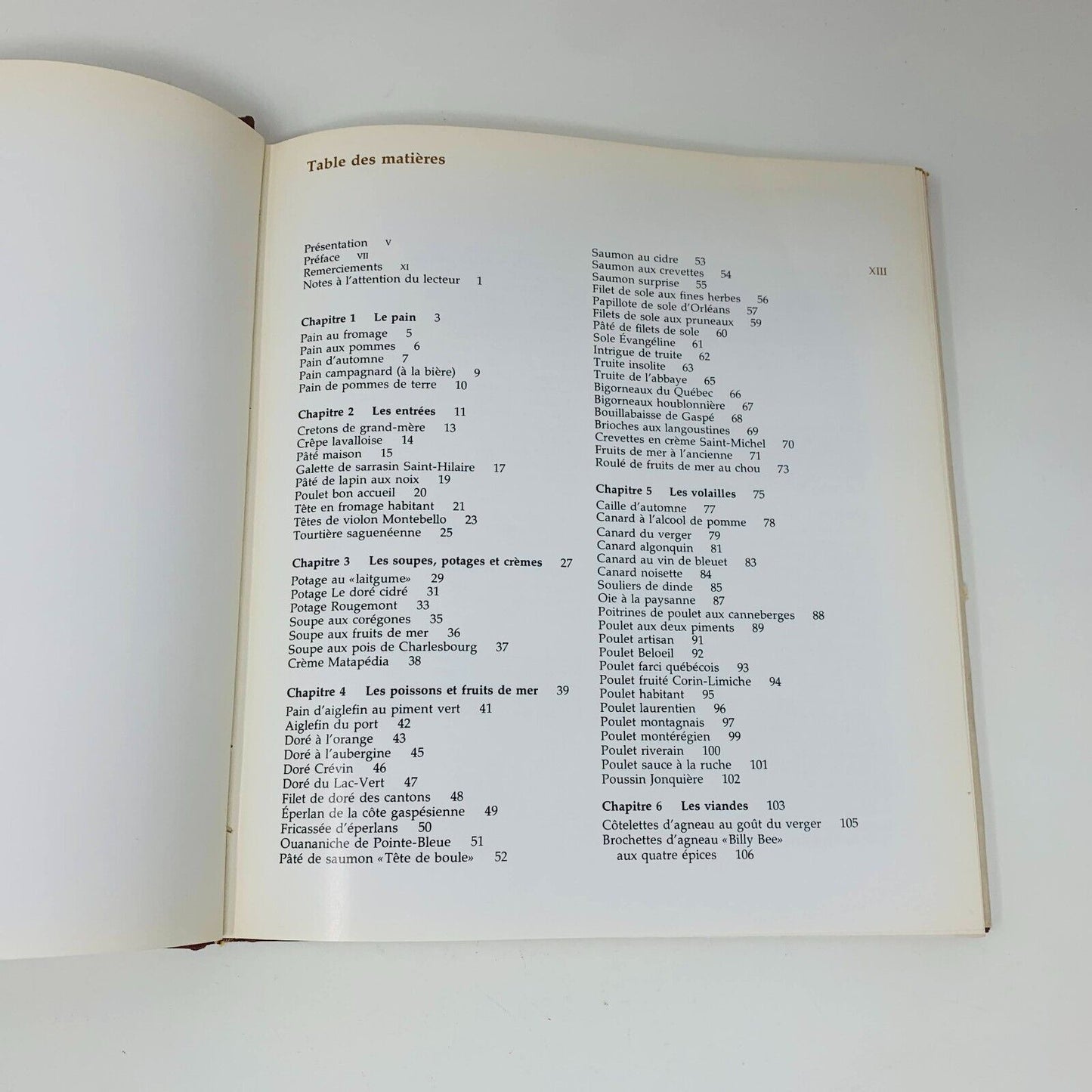 1979 Vers une Nouvelle Cuisine Québécoise Livre Recettes Français Cookbook ITHQ