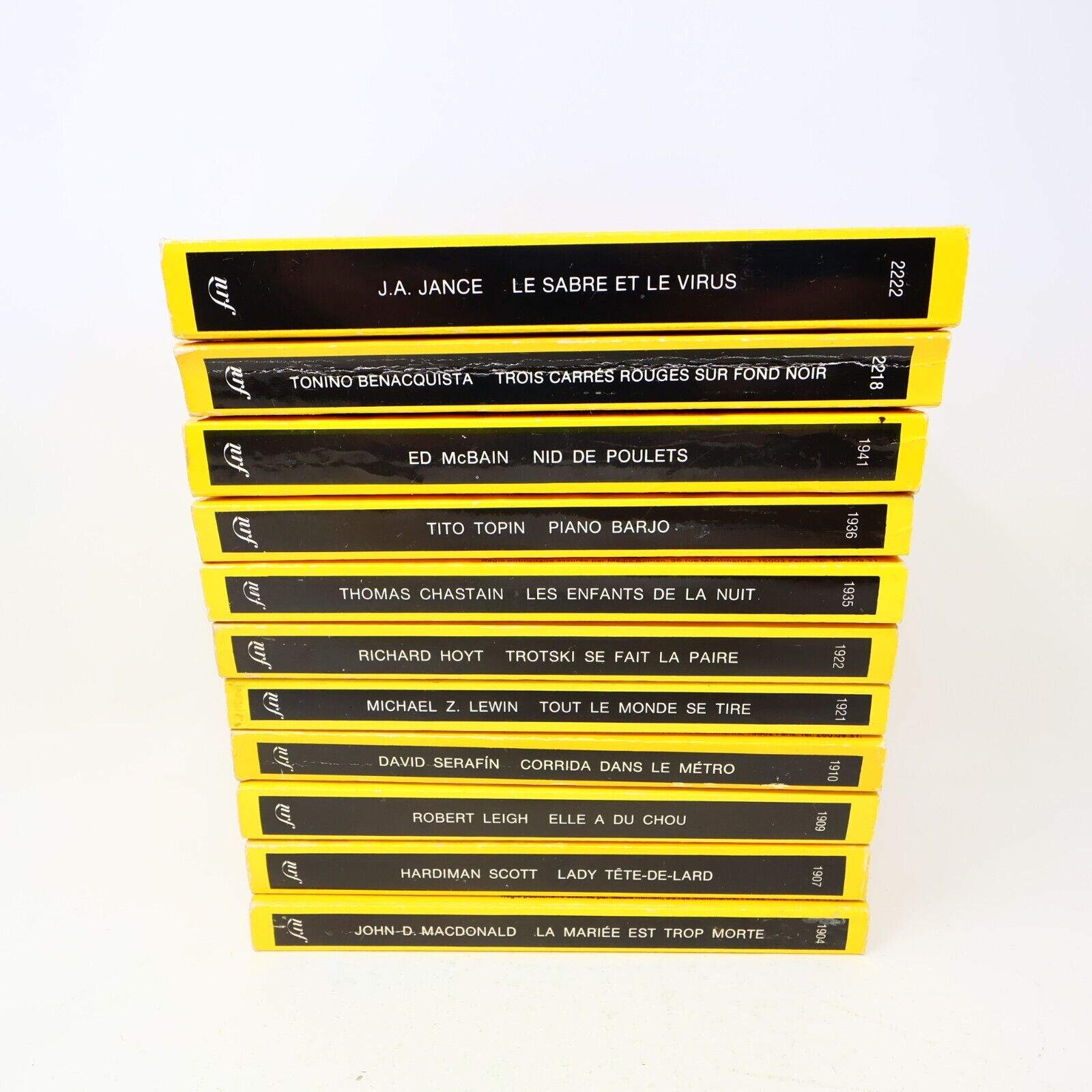 Série Noire Roman Policier Lot 11 Livres Le Sabre et le Virus Nids de Poulets PB