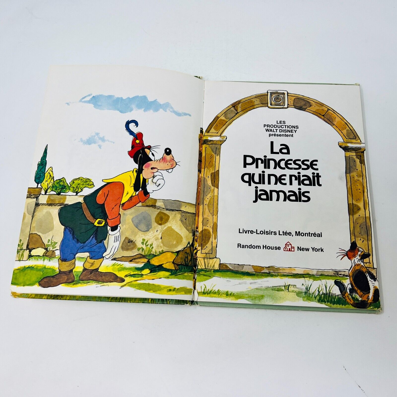 1977 Les Livres Merveilleux de Disney La Princesse qui ne Riait Jamais BCE HC