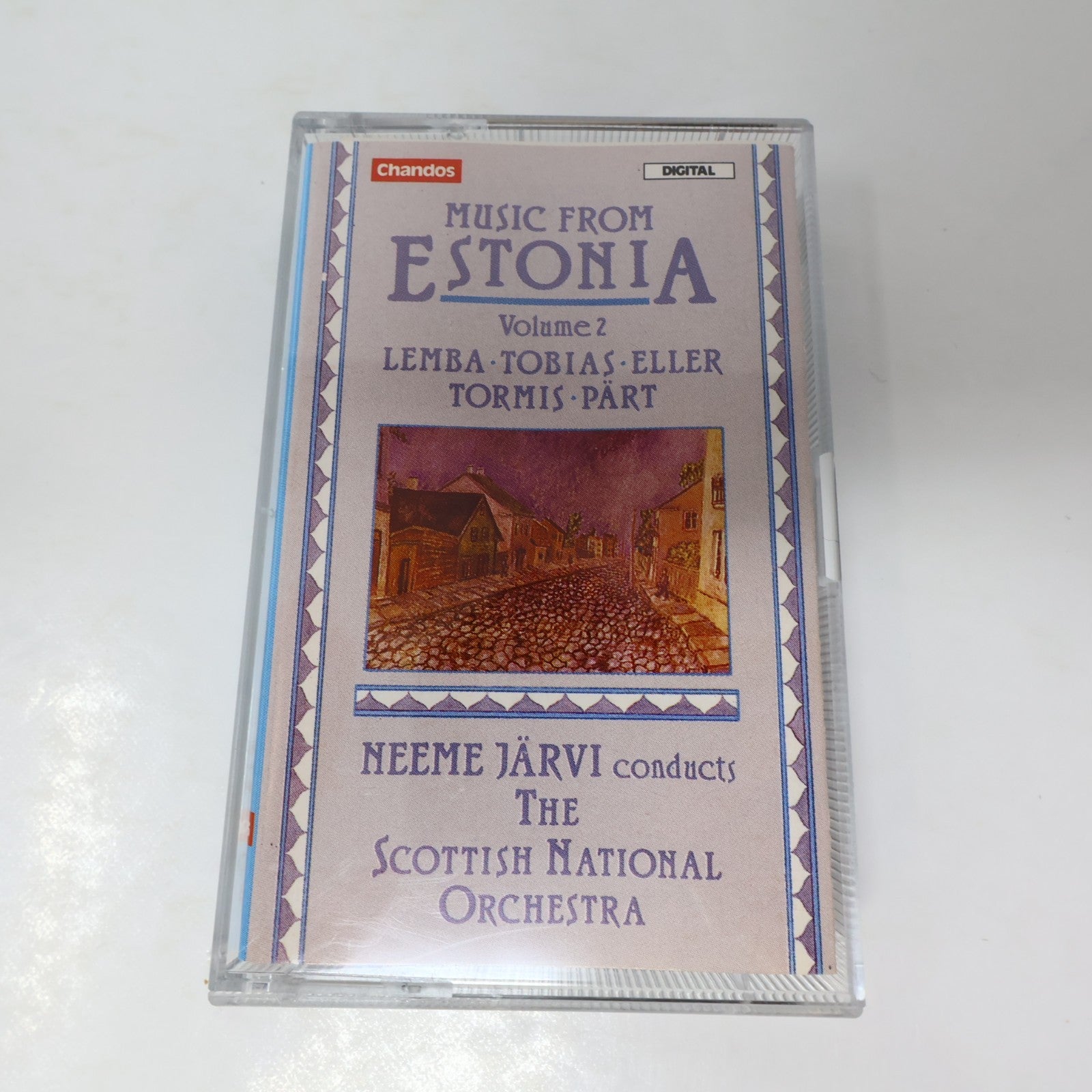 Music From Estonia Volume 2 Cassette Neeme Järvi Lemba/Tobias/Eller/Veljo Tormis