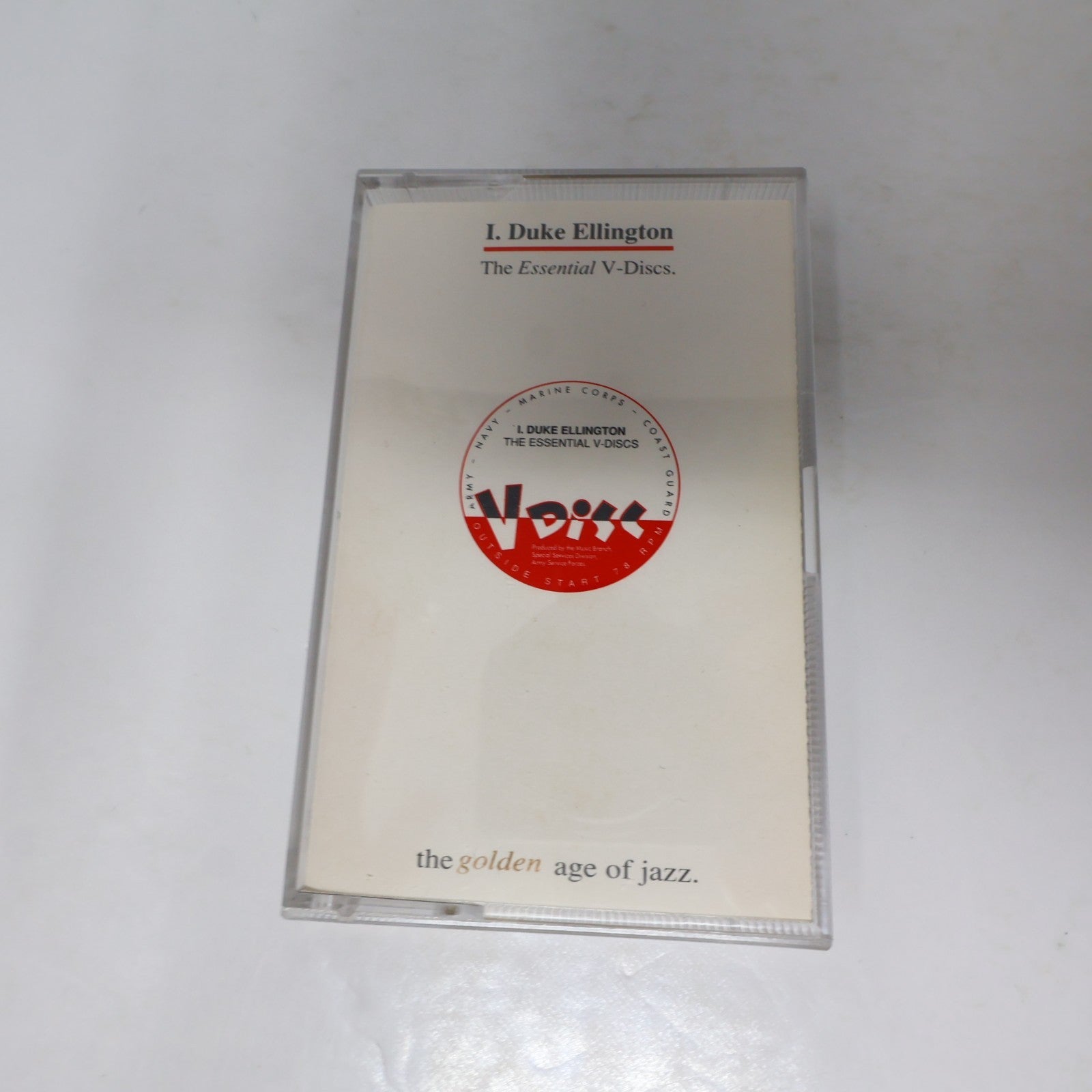 Duke Ellington 2 Cassettes Lot The Ellington Suites/The Essential V-Discs Jazz