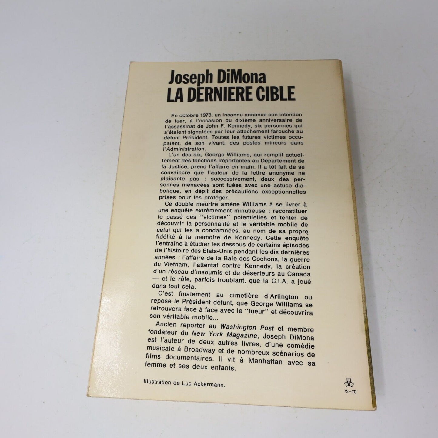Lot 2 Joseph Dimona nrf La Dernière Cible Vengeance Atomique Livres Français 70s