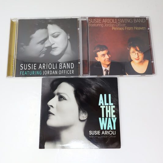 Susie Arioli Band/Jordan Officer 3 CD Lot That's For Me/All The Way/Pennies From