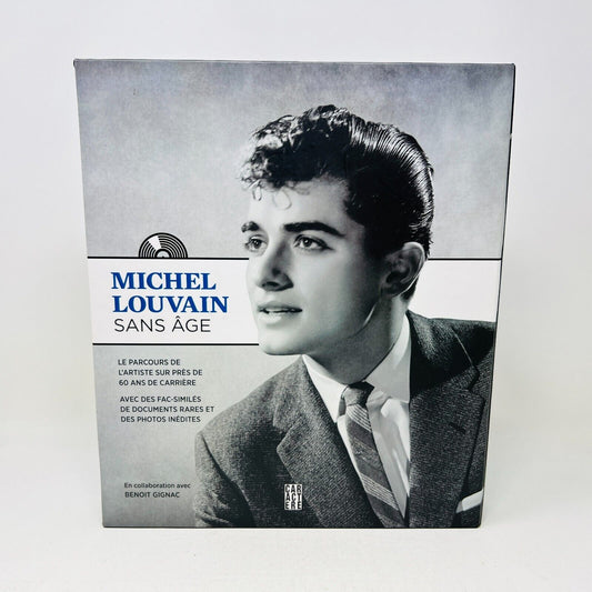 Livre Signé Michel Louvain Sans Âge de Benoit Gignac 2014 Caractère Chanteur