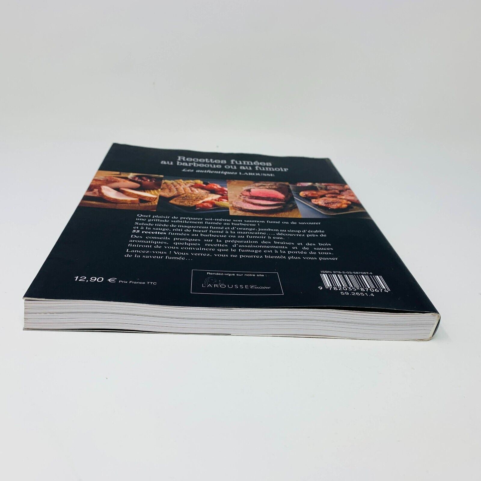 2012 Recettes Fumées au Barbecue ou au Fumoir Larousse/Weber Livre Cuisine BBQ