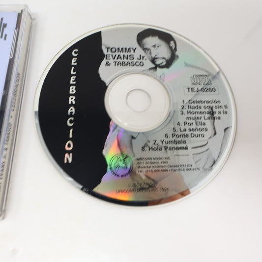 Tommy Evans Jr. & Tabasco CD El Mensajero de la Cancion Unicorn Music 1994