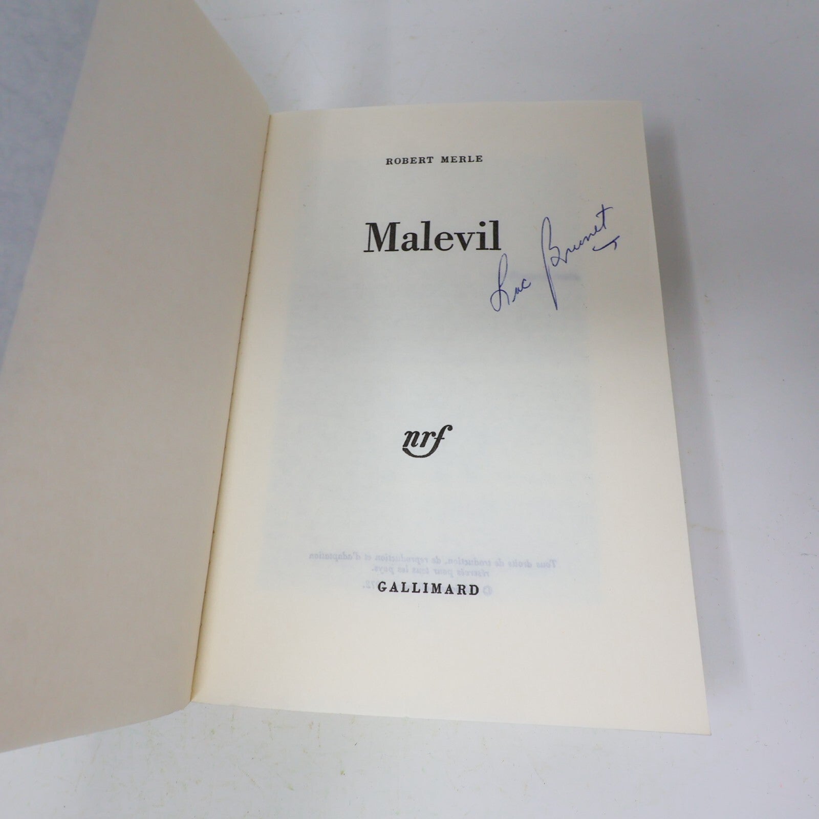 1972 Malevil Robert Merle Gallimard Science-Fiction Post-Apocalyptique Dystopie