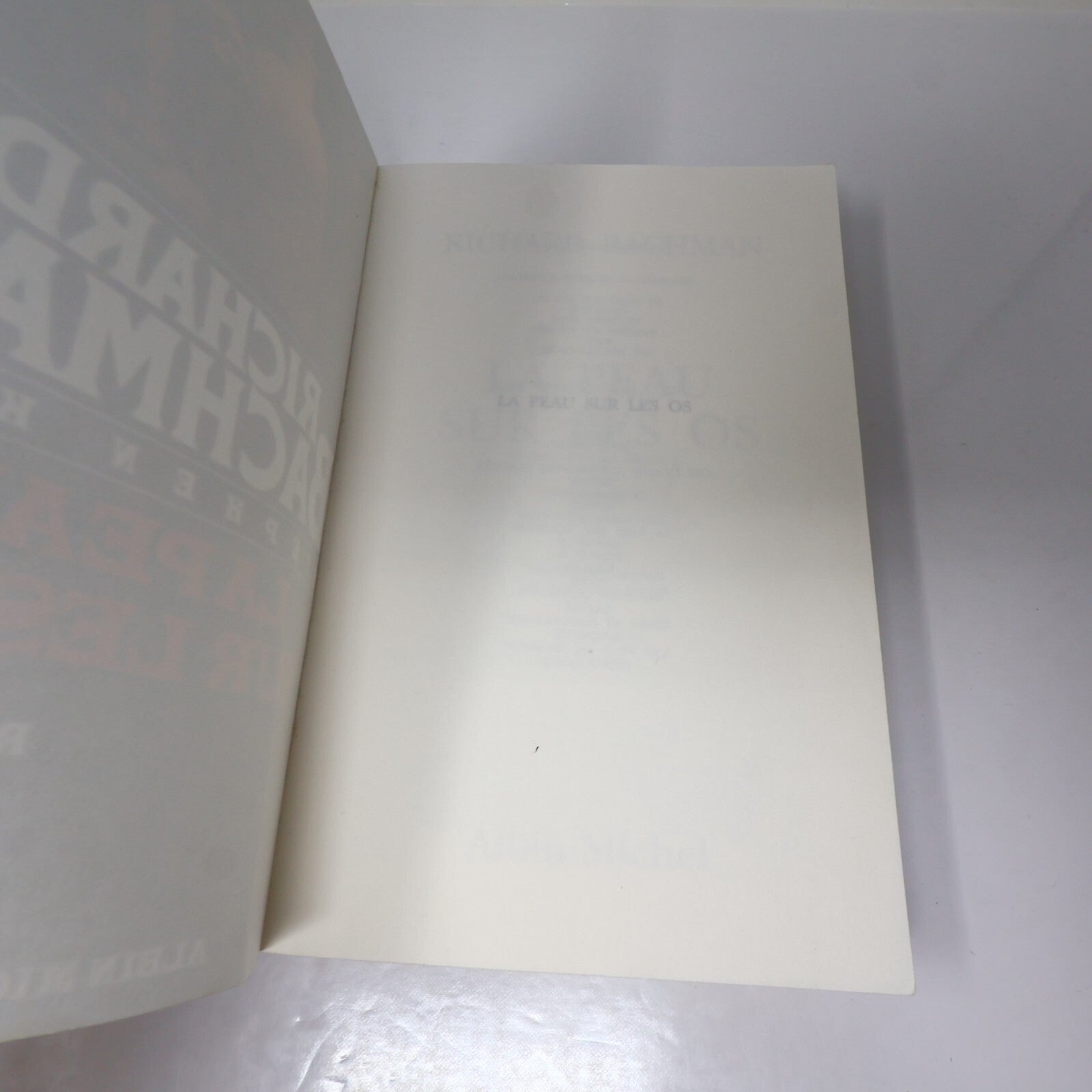 Richard Bachman/Stephen King Lot 3 Livres La Peau sur les Os/Running Man/Joyland