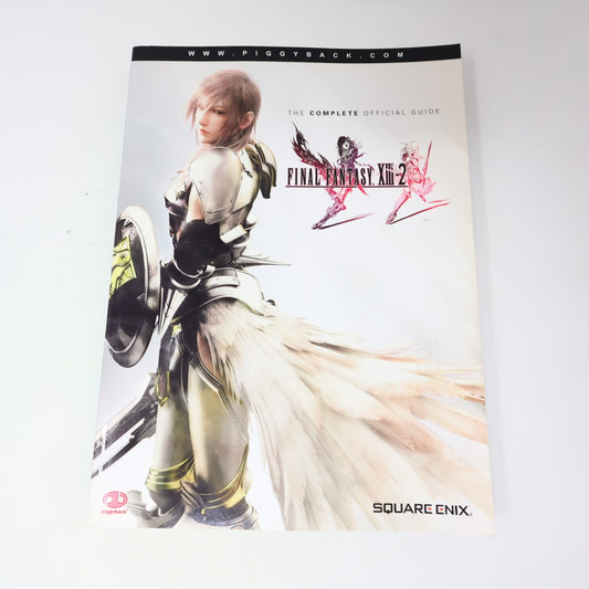 2012 Final Fantasy Xiii-2 the Complete Official Guide Piggyback Video Game Guide