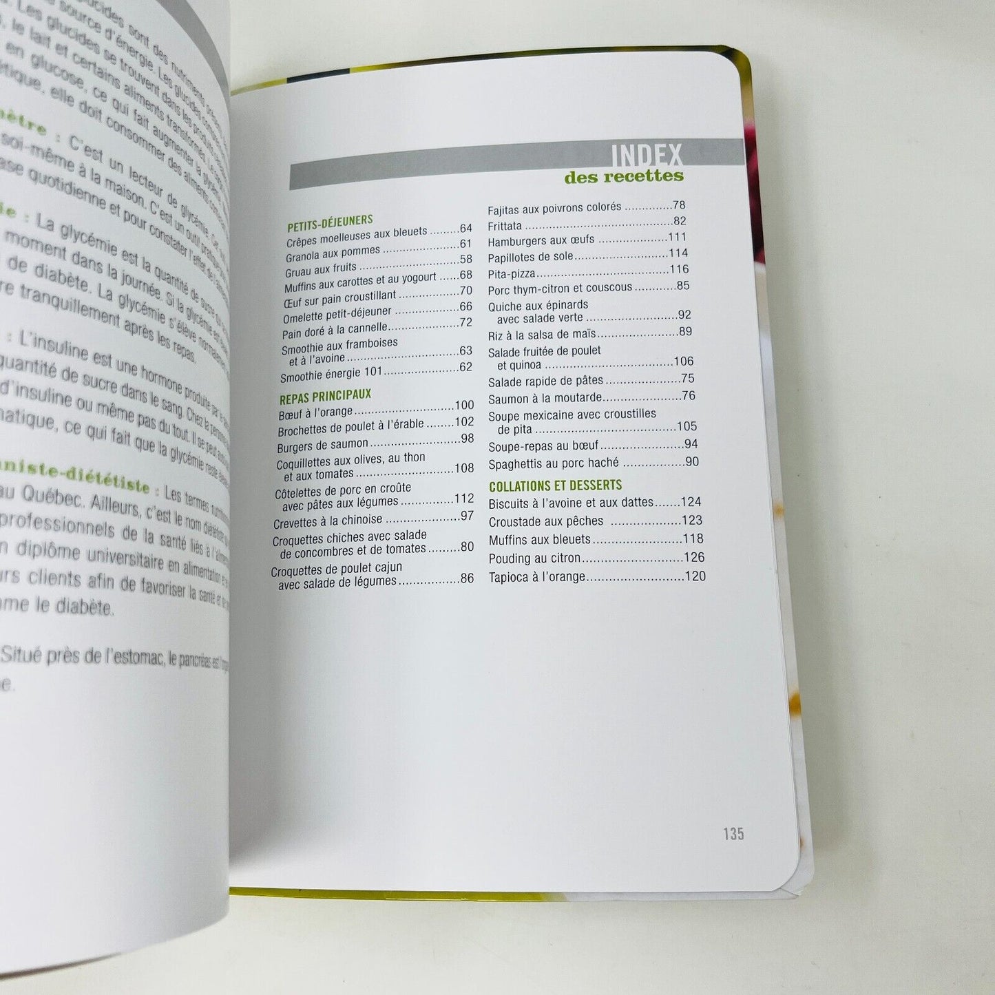 Lot de Livres Savoir Quoi Manger Maigrir/Diabète 21 Jours Menus Cuisine Recettes