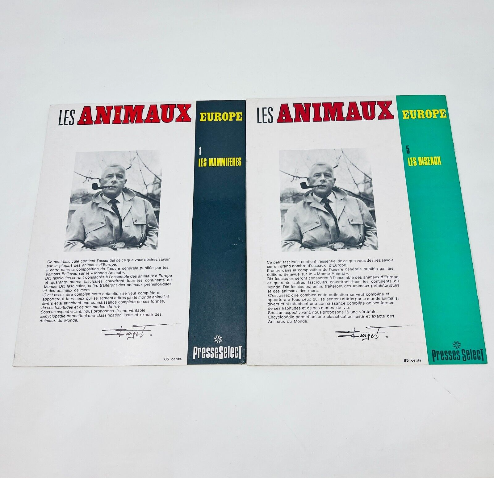12x Les Animaux Vus par Claude Darget Presses Select Français 1960s Lot Livres