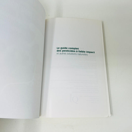 Guide Complet des Pesticides à Faible Impact et Solutions Naturelles M. Lévesque