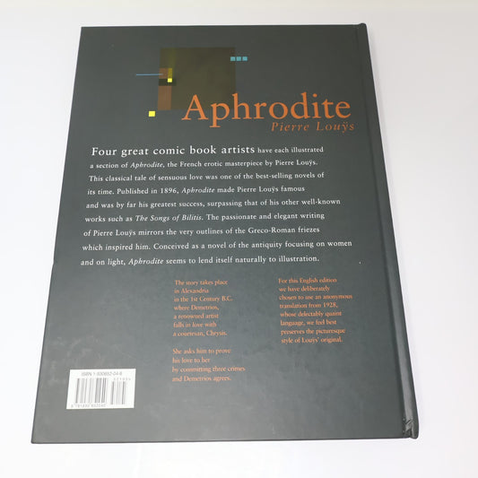 Aphrodite #3 Pierre Louÿs Humanoids Publishing Erotic Adult 1999 HC Illustrated