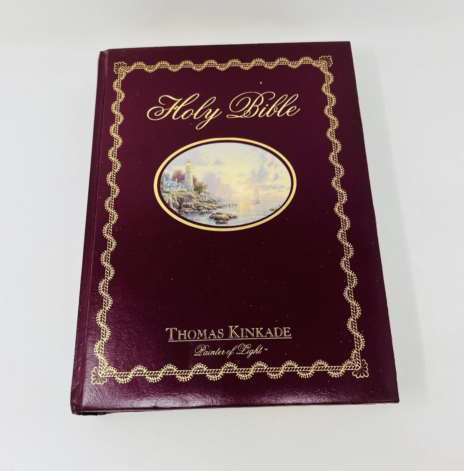 2002 Holy Bible Thomas Kinkade Painter of Light NKJV Thomas Nelson Padded HC