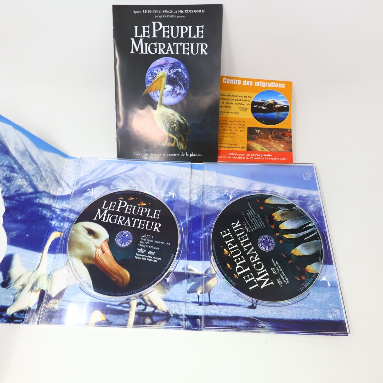 Le Peuple Migrateur DVD Testé Jacque Perrin NTSC 16:9 Français / English 2003
