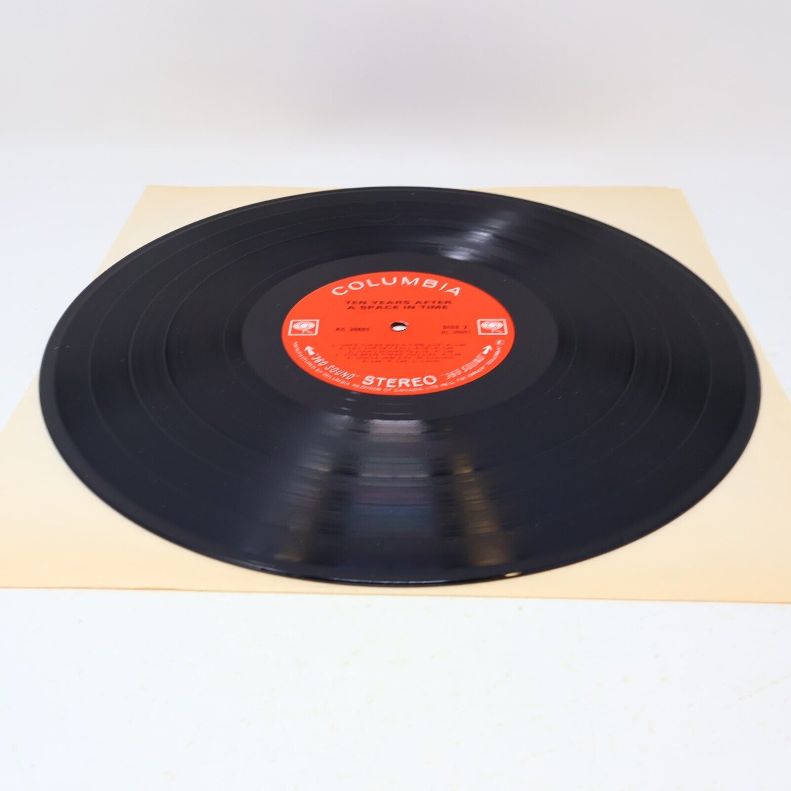 Ten Years After A Space In Time LP Record Vinyl Canada 1971 Columbia KC 30801