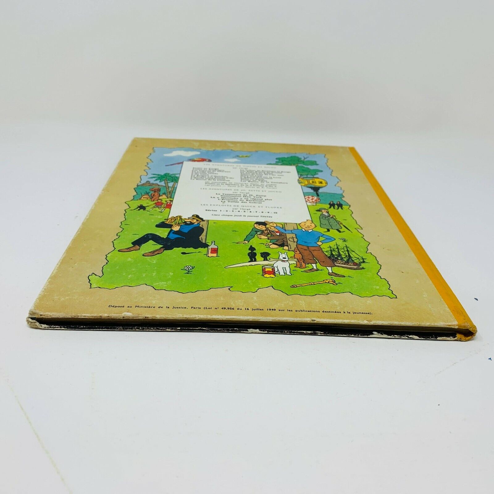 1964 Tintin Au Pays de l'Or Noir Casterman Hergé en Français Bande Dessinée B35