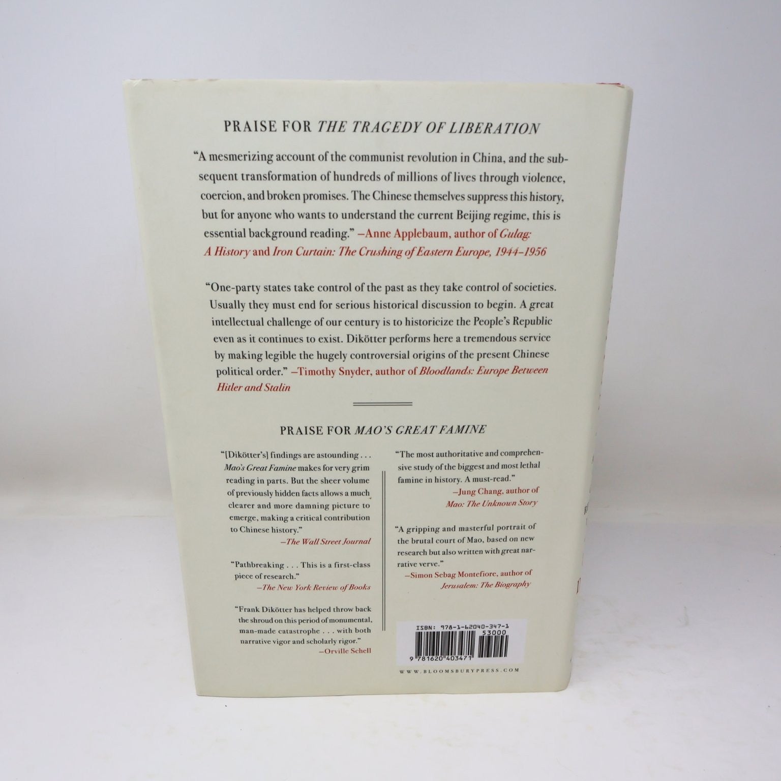 The Tragedy of Liberation Frank Dikötter 2013 1st US Ed Chinese History 1945-57