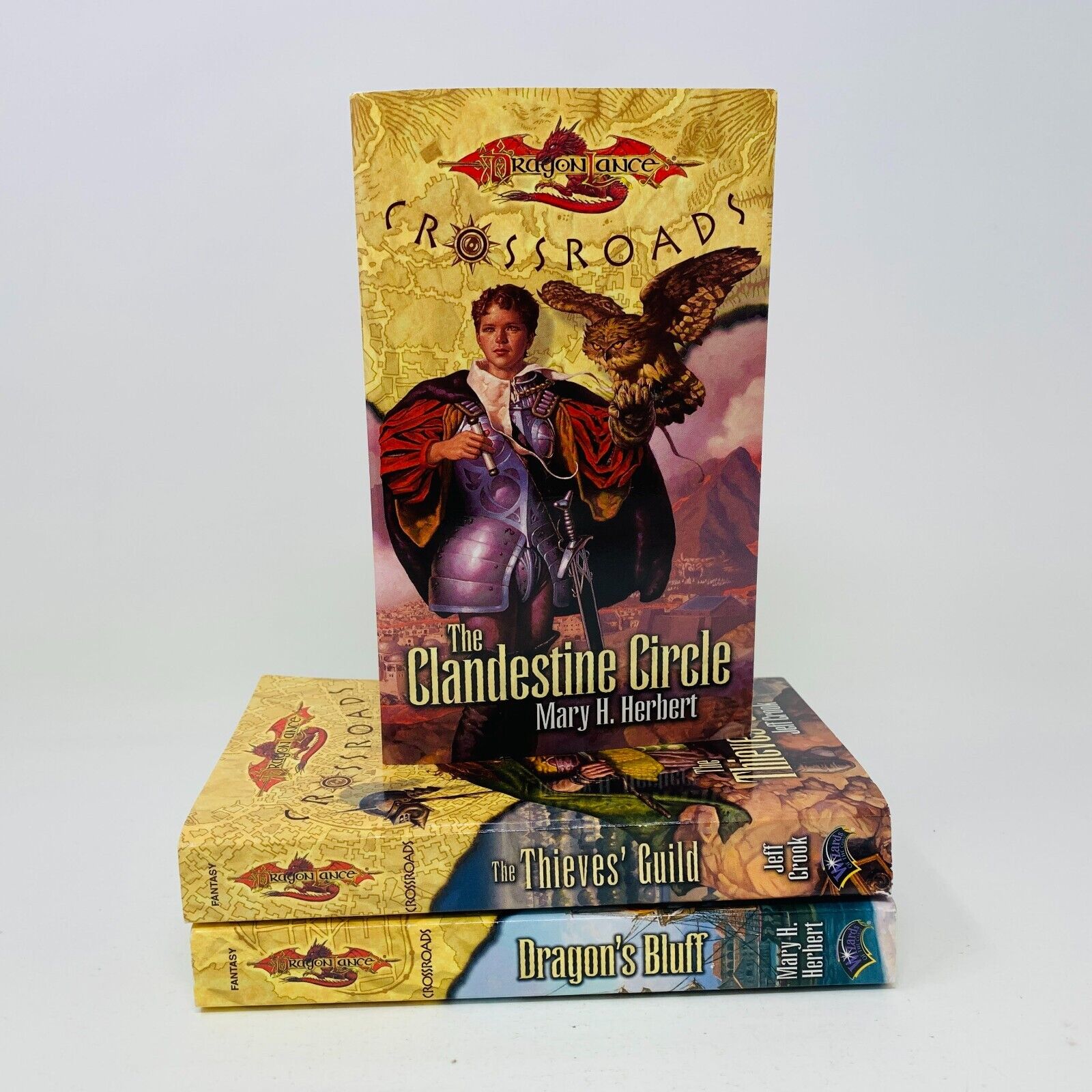 DragonLance Crossroads #1-3 Lot Clandestine Circle Thieves' Guild Dragon's Bluff