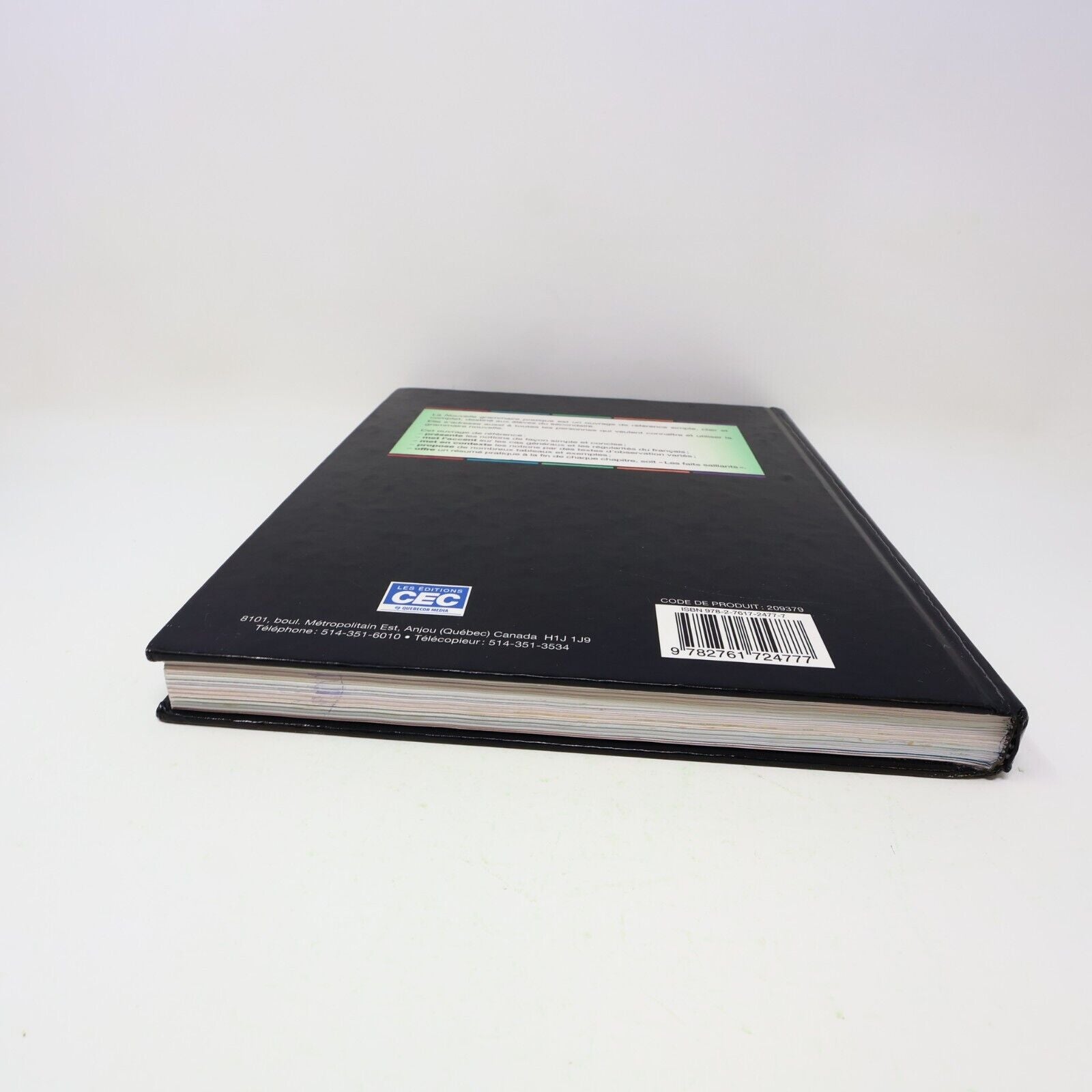 2007 Nouvelle Grammaire Pratique Myriam Laporte Ginette Rochon CEC Français HC