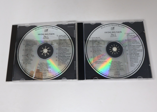 Swing Reunion #1-2 Book of the Month BMR 2 CD Lot 1985 Rosetta/Evening Star