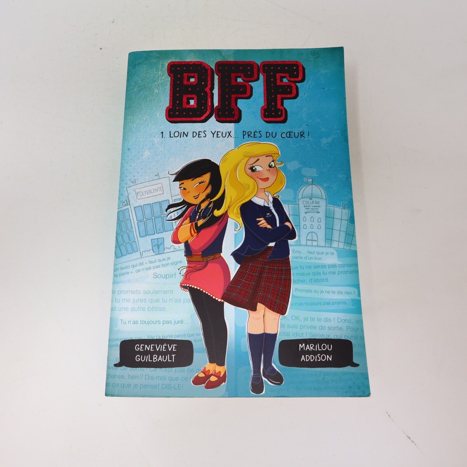 Lot 3 Livres BFF/Textos et Cie de Geneviève Guilbault Andara Français French PB