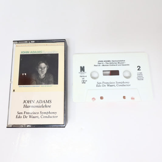 John Adams Harmonielehre Cassette Edo De Waart/San Francisco Symphony Nonesuch