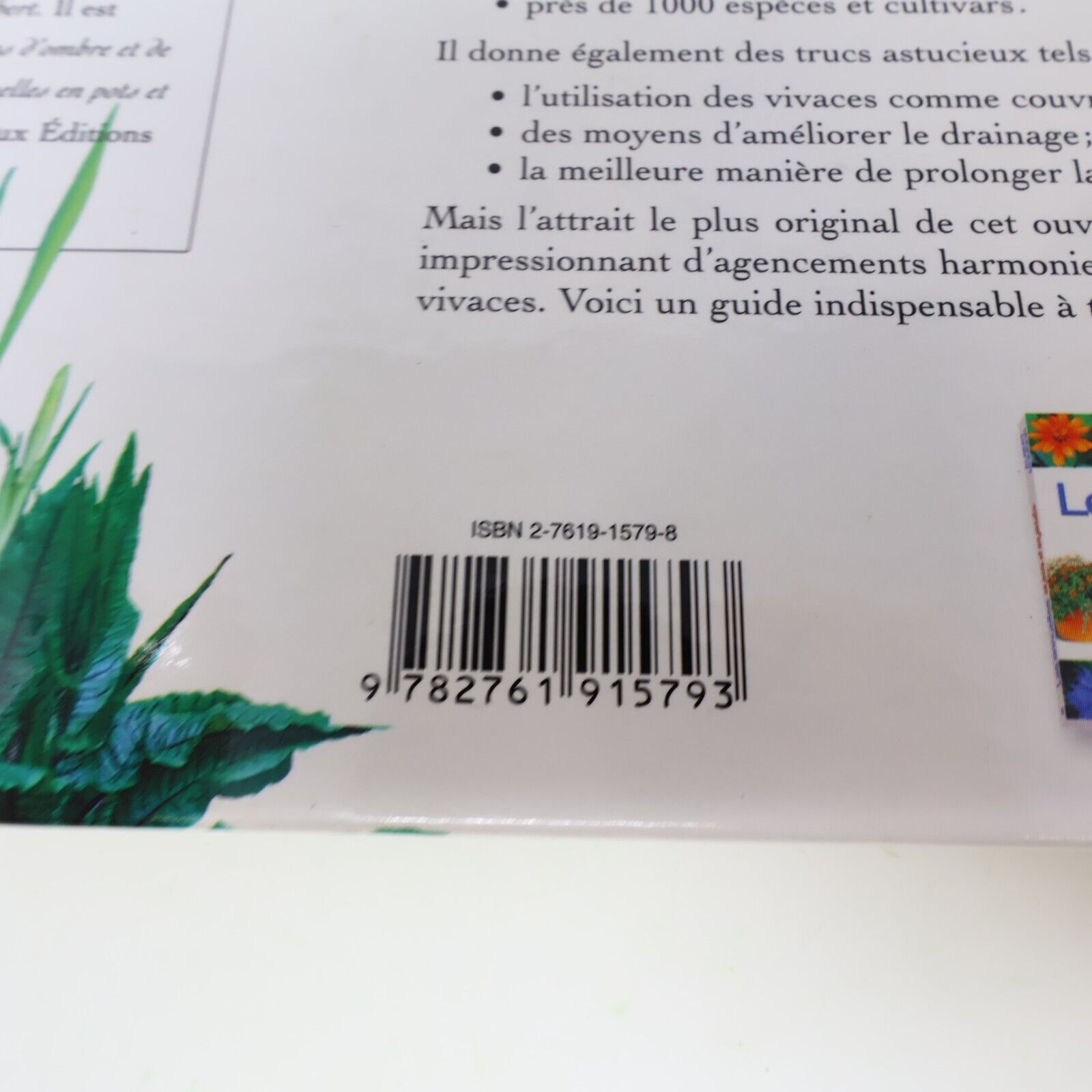 2001 Le Grand Livres des Vivaces Albert Mondor Horticulture Jardinage De L'homme