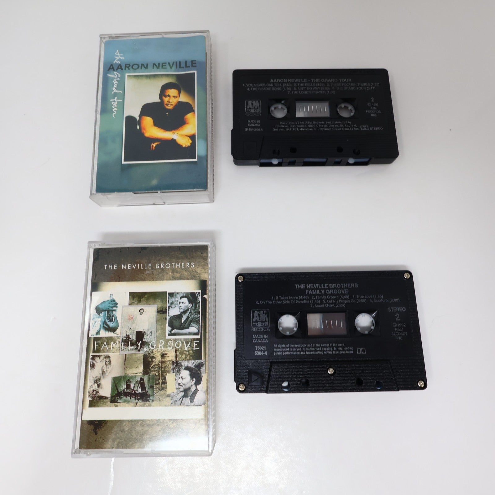 Aaron Neville 5 Cassettes Lot Tattooed Heart/To Make Me Who I Am/Warm Your Heart
