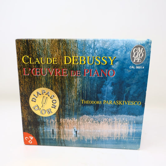 Claude Debussy L'Oeuvre de Piano Coffret 4 CD Calliope 2002 CAL 3831.4 Classique