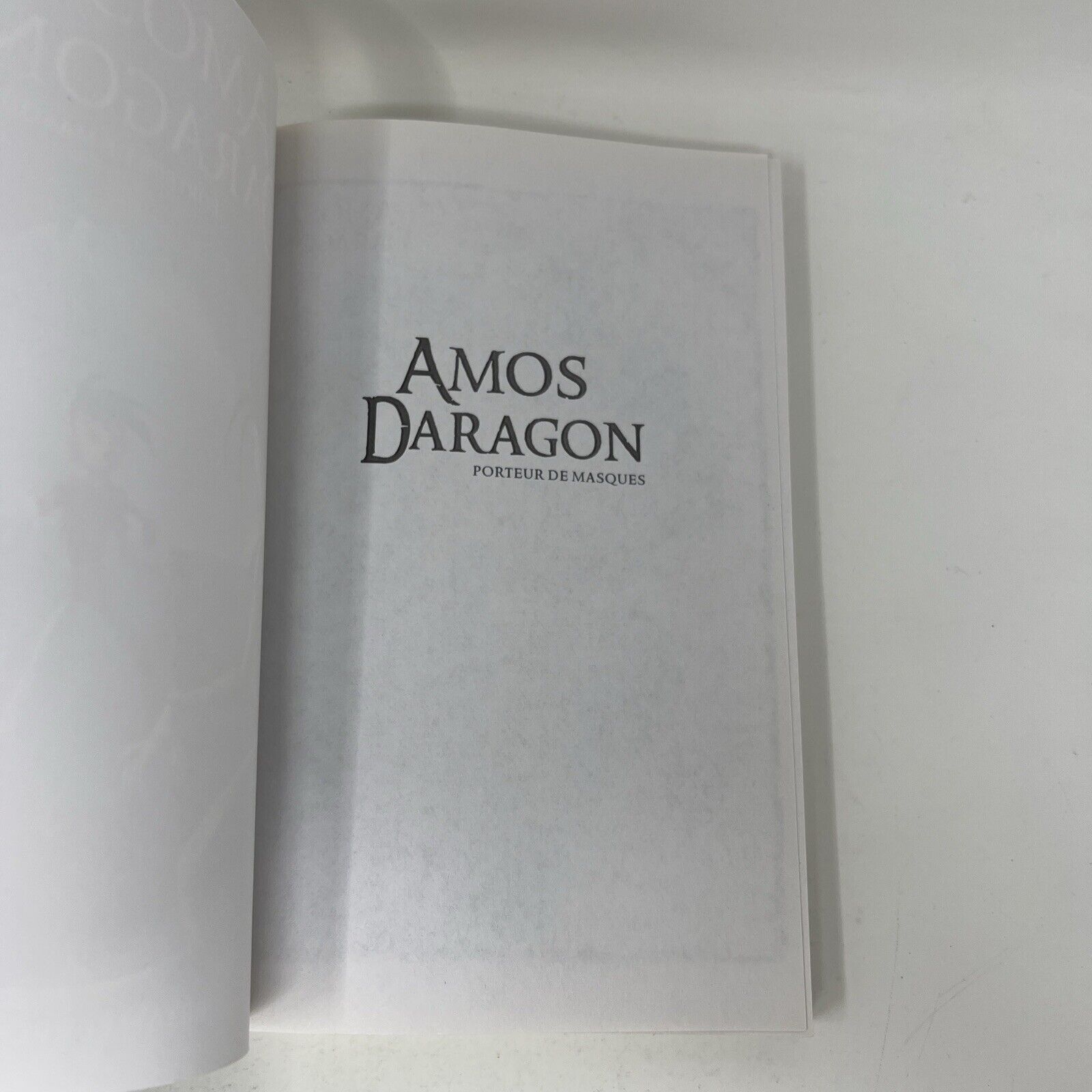 Amos Daragon #1-2-3-4 de Bryan Perro Lot Livres Édition 2020 Porteur de Masques