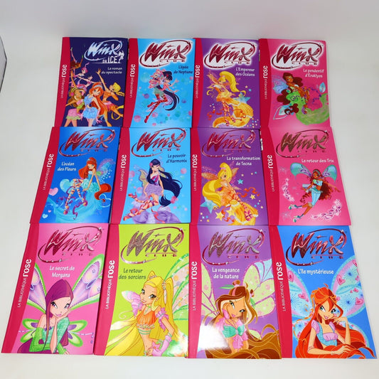 Winx Club La Bibliothèque Rose Enfants Ados Fées Lot 40 Livres Français French
