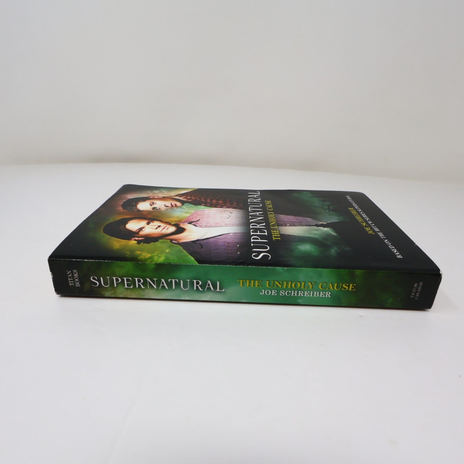 Supernatural The Unholy Cause Joe Schreiber Titan Books 2010 PB Horror Fantasy