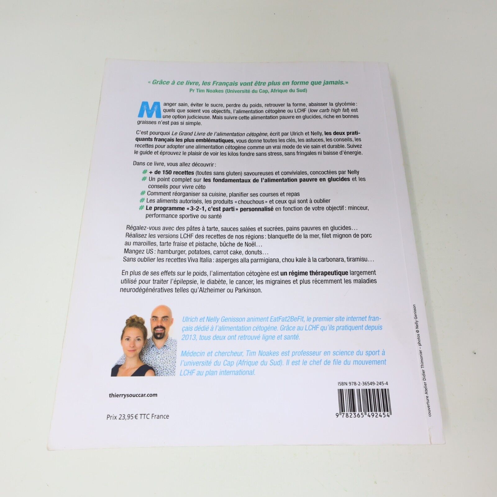 2017 Le Grand Livre de l'Alimentation Cétogène Genisson Keto Cuisine Recettes PB