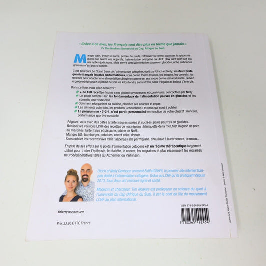 2017 Le Grand Livre de l'Alimentation Cétogène Genisson Keto Cuisine Recettes PB