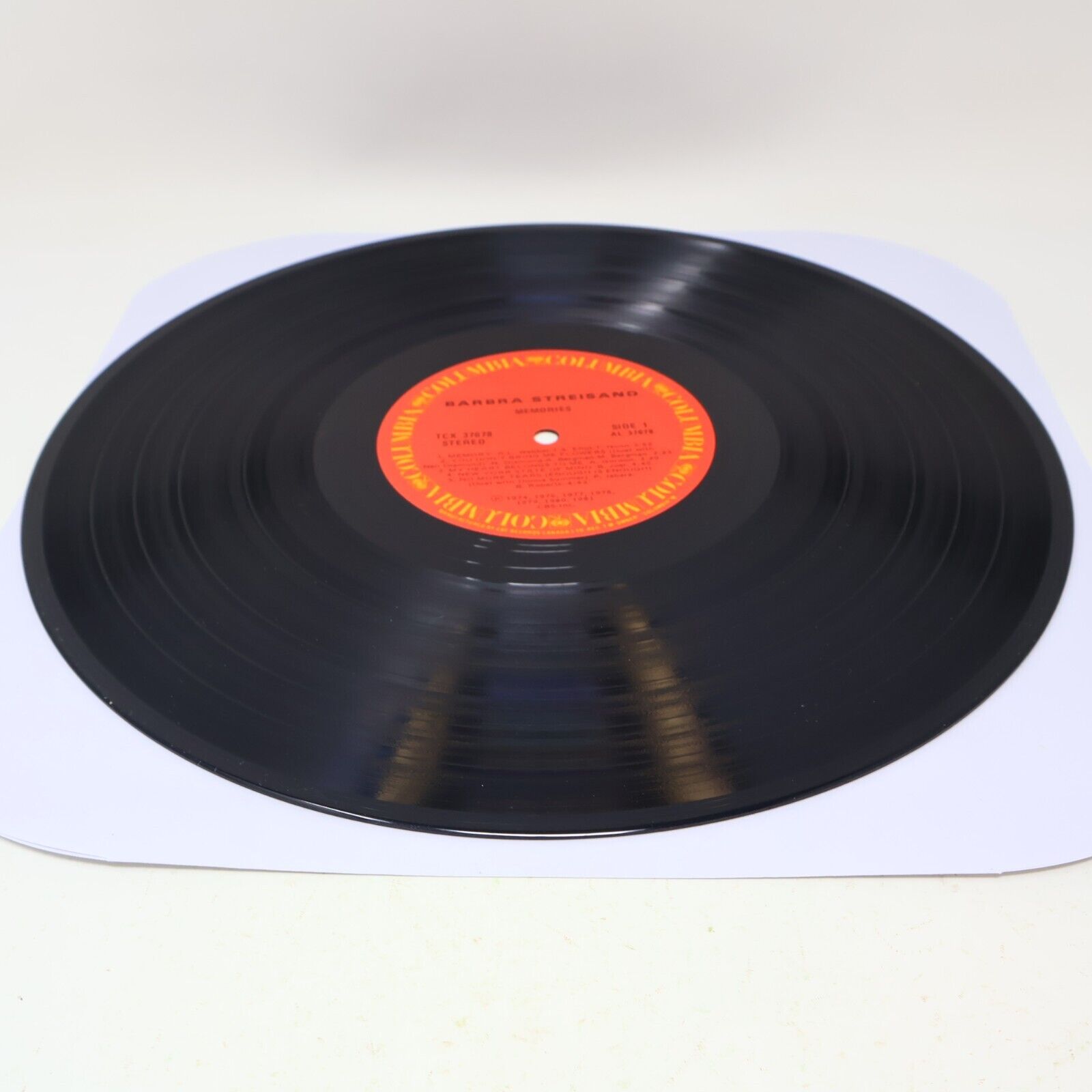 Barbra Streisand Memories LP Record Vinyl 1981 Columbia TC 37678 Canada Memory
