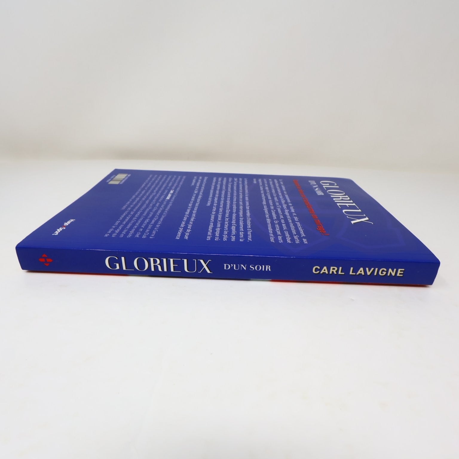 Glorieuxs d'un Soir Carl Lavigne 2021 Hockey Canadiens Hugo Sport Livre Français