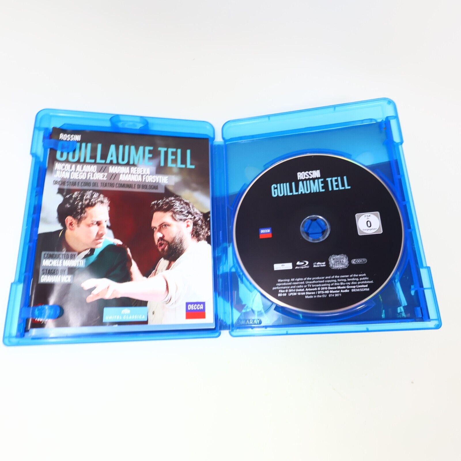 Rossini Guillaume Tell Blu-ray 2015 Tested Teatro Comunale Di Bologna Mariotti