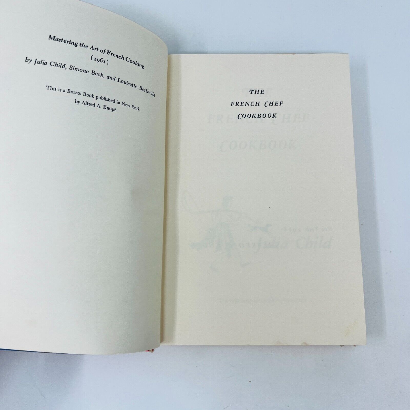 1968 The French Chef Cookbook by Julia Child Hardcover Alfred A. Knopf - No DJ
