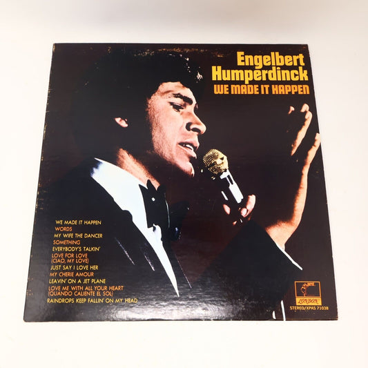 Engelbert Humperdinck We Made It Happen LP Record Vinyl XPAS 71038 Canada Parrot