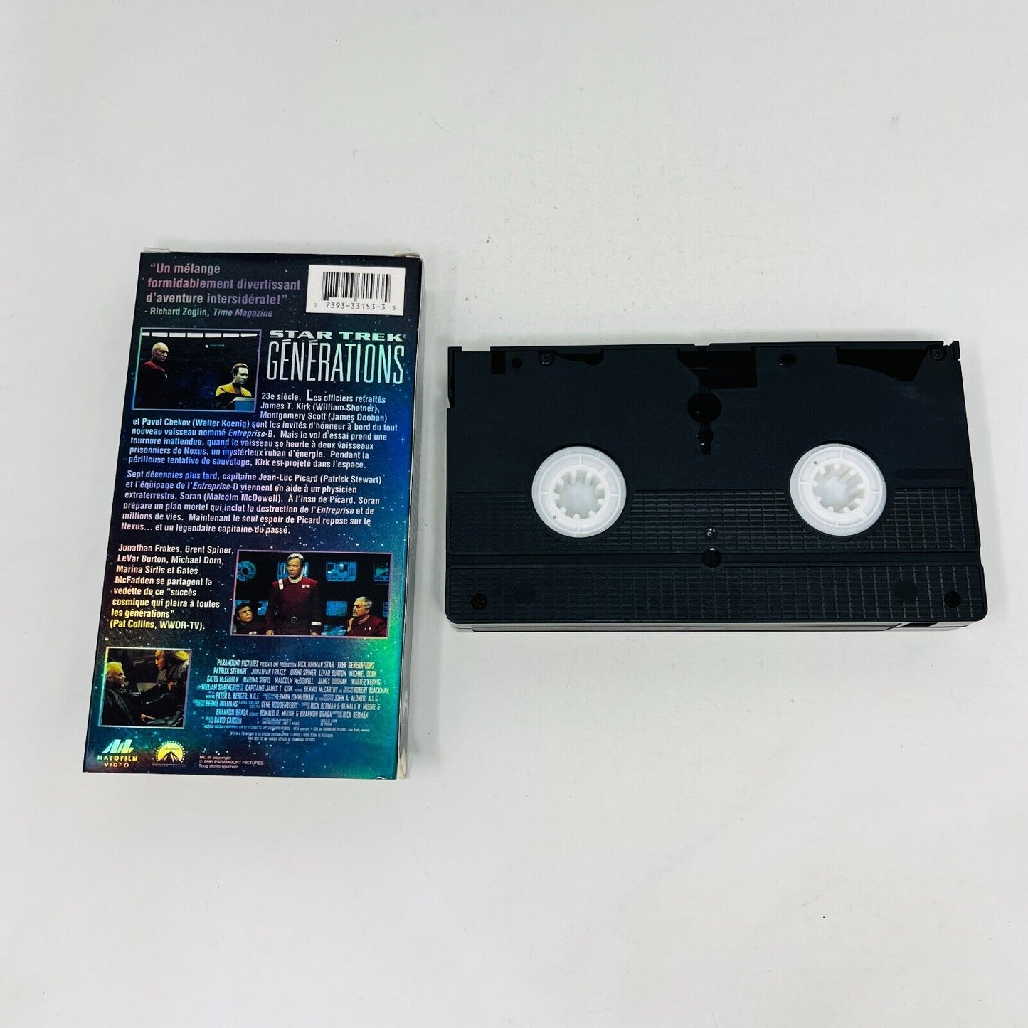 Coffret Star Trek de 7 Films VHS NTSC Testés en Français/French William Shatner