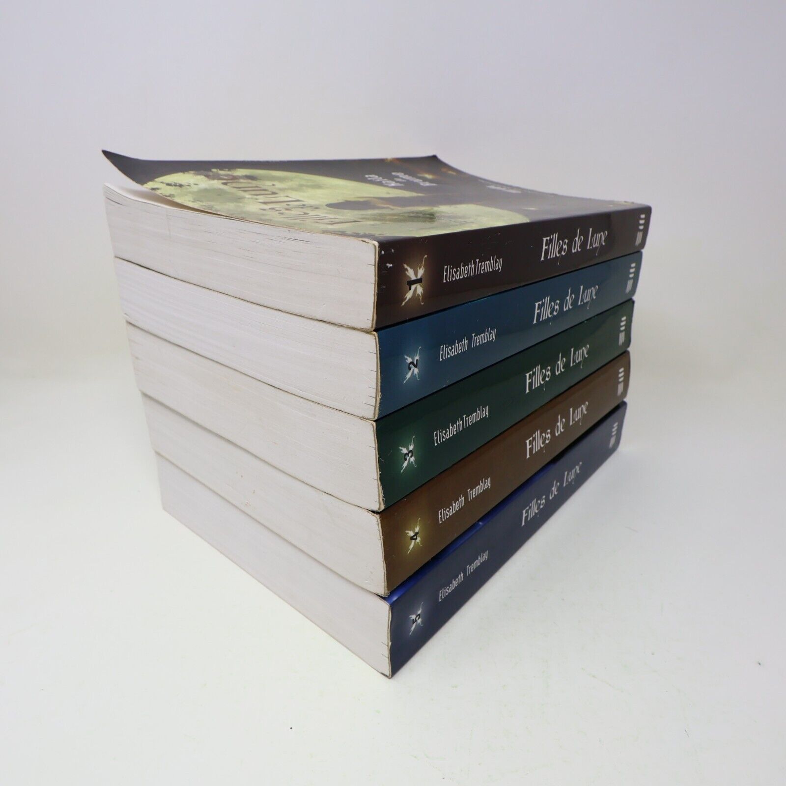 Filles de Lune #1-5 Lot 5 Livres Elisabeth Tremblay Série Complète De Mortagne