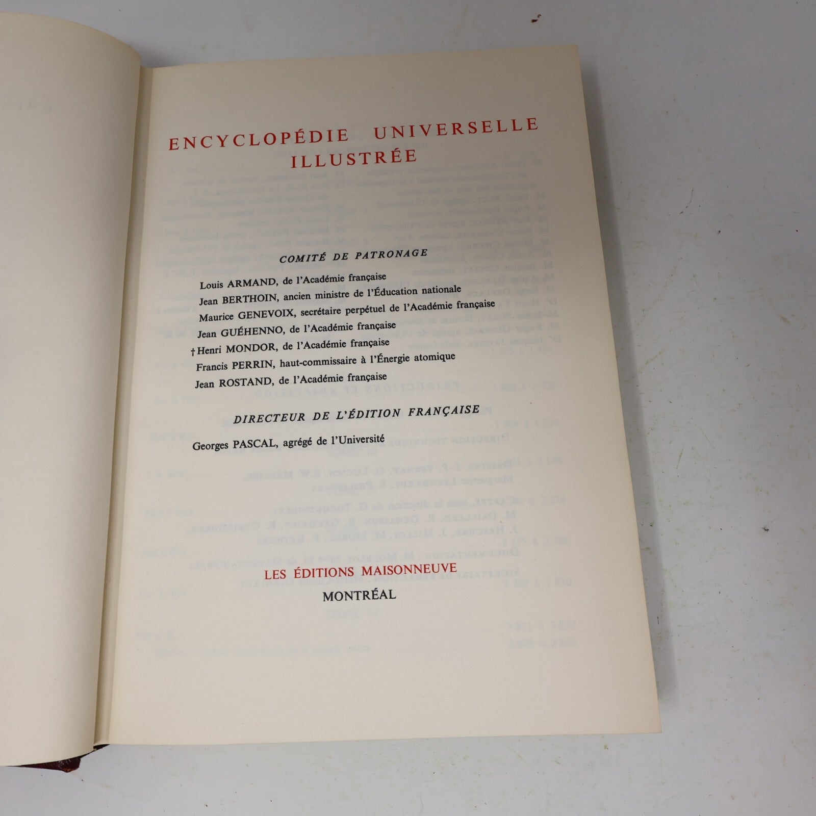 Encyclopédie Universelle Illustrée #1-21 Lot 21 Livres Complète Maisonneuve 70s